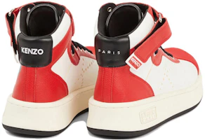 Shop Kenzo 高帮系带鞋 'Shibui 白红' FD55SN041L53.21