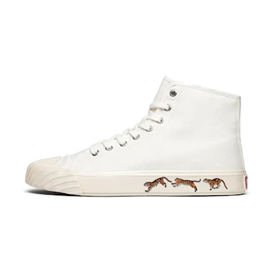 Kenzo High-Top Lace-Up Sneakers 'White'
