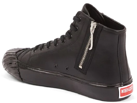 Baskets Montantes en Cuir Kenzo ''Noir Mode'' FC65SN020L50.99 Lookbook Baskets Montantes en Cuir Kenzo ''Noir Mode'' FC65SN020L50.99