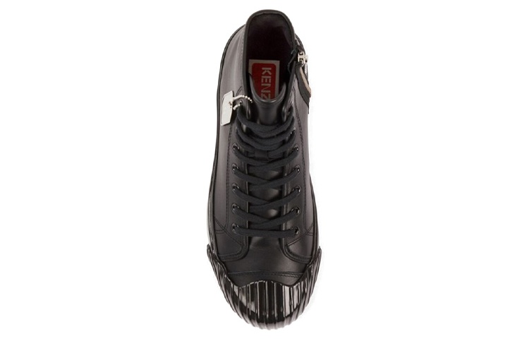 Shop Baskets Montantes en Cuir Kenzo ''Noir Mode'' FC65SN020L50.99