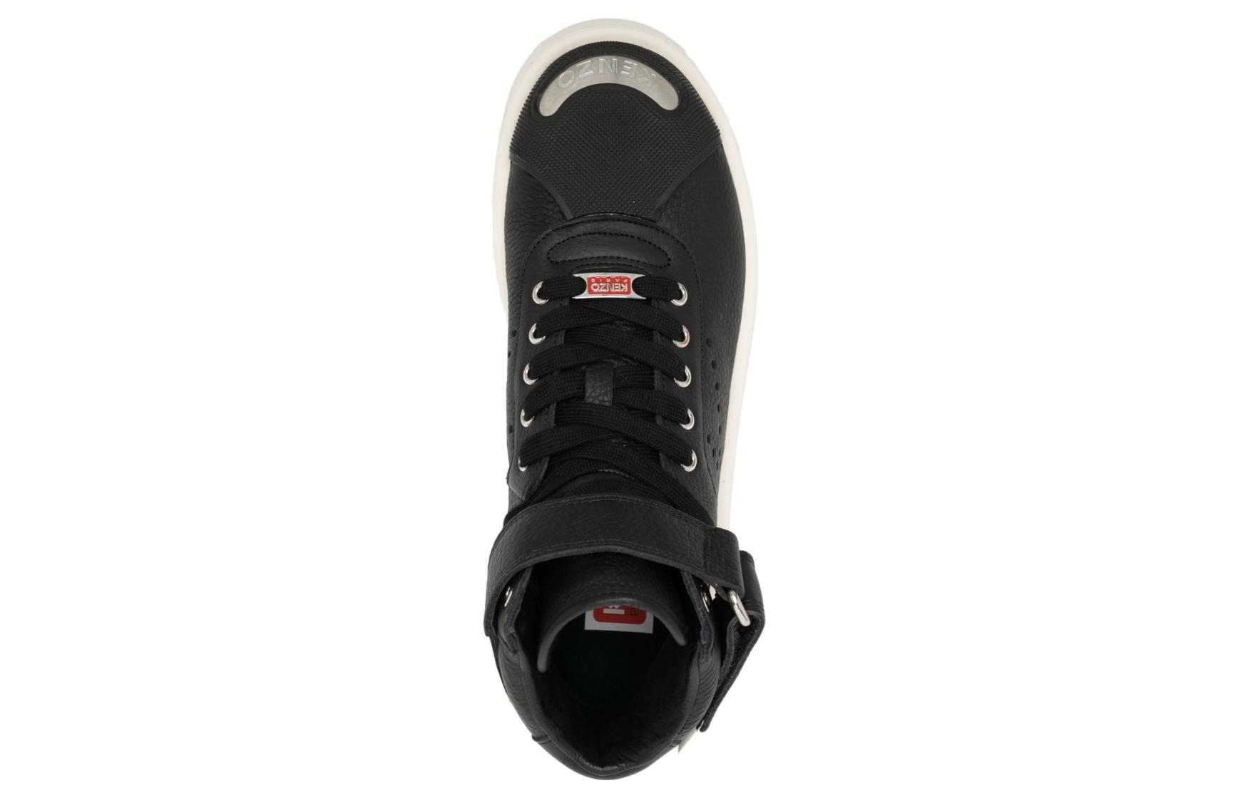 Kenzo High-Top Sneaker 'Black Leather' 圖 4