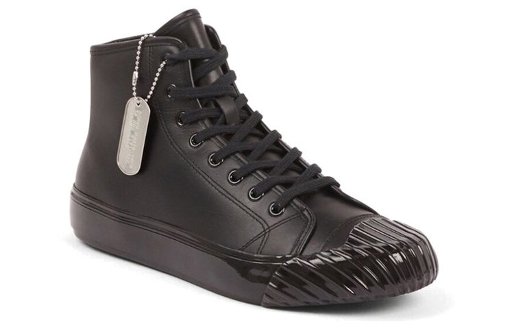 Kenzo High-Top Leather Sneakers 'Black Fashion' 圖 2
