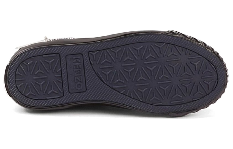 Kenzo High-Top Leather Sneakers 'Black Fashion' 圖 5