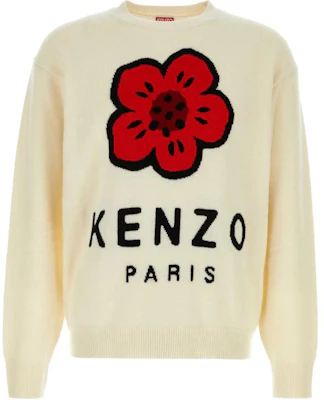 KENZO Suéter Pullover Slim Fit de Manga Larga Estampado Beige Crewneck. FE65PU4873LD-02 Order KENZO Suéter Pullover Slim Fit de Manga Larga Estampado Beige Crewneck. FE65PU4873LD-02