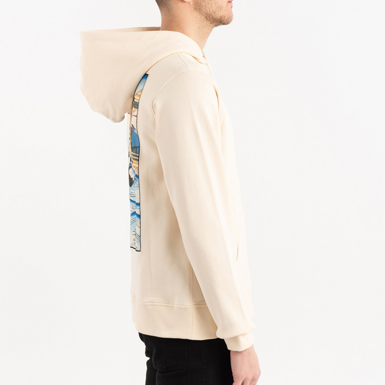 Details for ケンゾー ジャパニーズ グラフィック フーディー ベージュ メンズウェア FA55SW1644ME-03