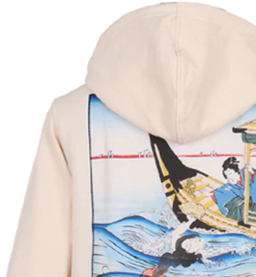 ケンゾー ジャパニーズ グラフィック フーディー ベージュ メンズウェア FA55SW1644ME-03 Sizing ケンゾー ジャパニーズ グラフィック フーディー ベージュ メンズウェア FA55SW1644ME-03