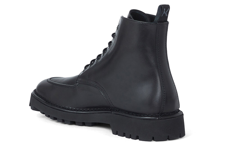 Kenzo K-Mount 'Black Shearling-Lined Leather Boots' 圖 3