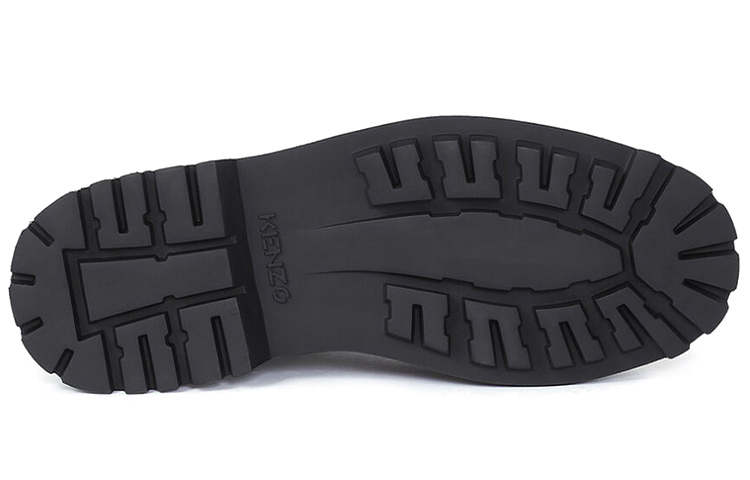 Kenzo K-Mount 'Black Shearling-Lined Leather Boots' 圖 5