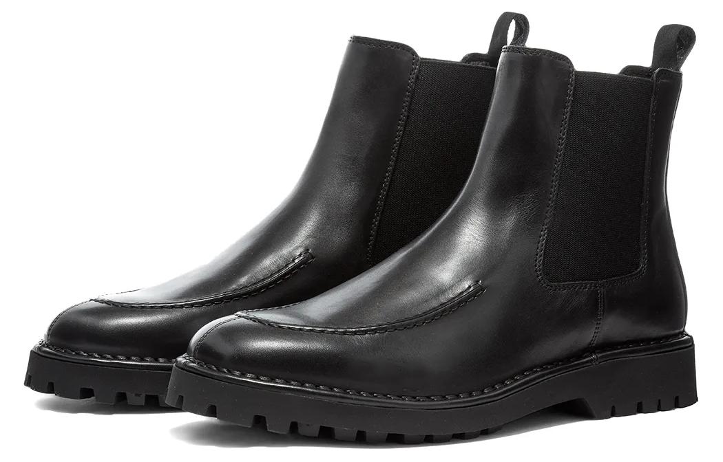 Kenzo K-MOUNT Leather Chelsea Boots 'Black' 圖 5
