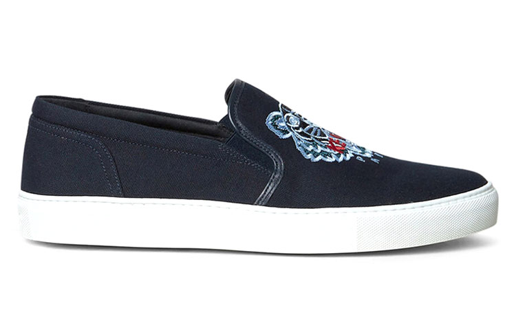 Order Kenzo K滑板鞋 '海军蓝虎刺绣' F865SN100F7076-39