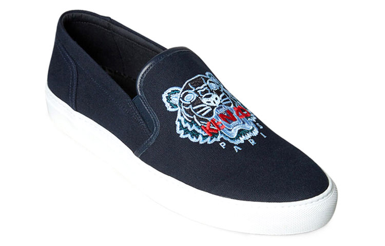 Lookbook Kenzo K滑板鞋 '海军蓝虎刺绣' F865SN100F7076-39