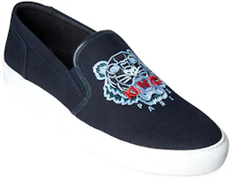 Lookbook Kenzo K滑板鞋 '海军蓝虎刺绣' F865SN100F7076-39