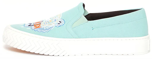 Kenzo K-Skate 'Tiger Embroidery Slip-On Lake Green' F965SN200F7060-40 Kenzo K-Skate 'Tiger Embroidery Slip-On Lake Green' F965SN200F7060-40