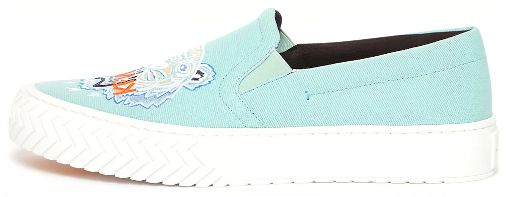 Kenzo K-Skate ''Tiger Stickerei Slip-On Seegrün'' F965SN200F7060-40 Buy Kenzo K-Skate ''Tiger Stickerei Slip-On Seegrün'' F965SN200F7060-40
