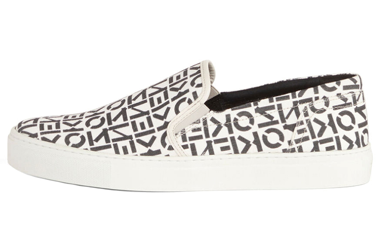 Kenzo K-Skate Slip-On Canvas Sneaker 'Pearl Grey Tiger Print' FB65SN187F72-94
