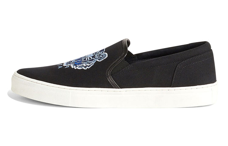 Kenzo K-SKATE Slip-On Sneakers 'Black Tiger' FB55SN100F7099-39