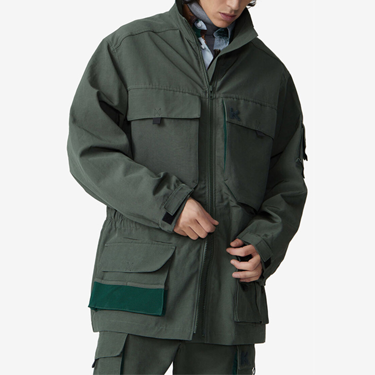 KENZO K Patch Embroidered Oversized Military Jacket Deep Green FA65OU3051NA-54 圖 5