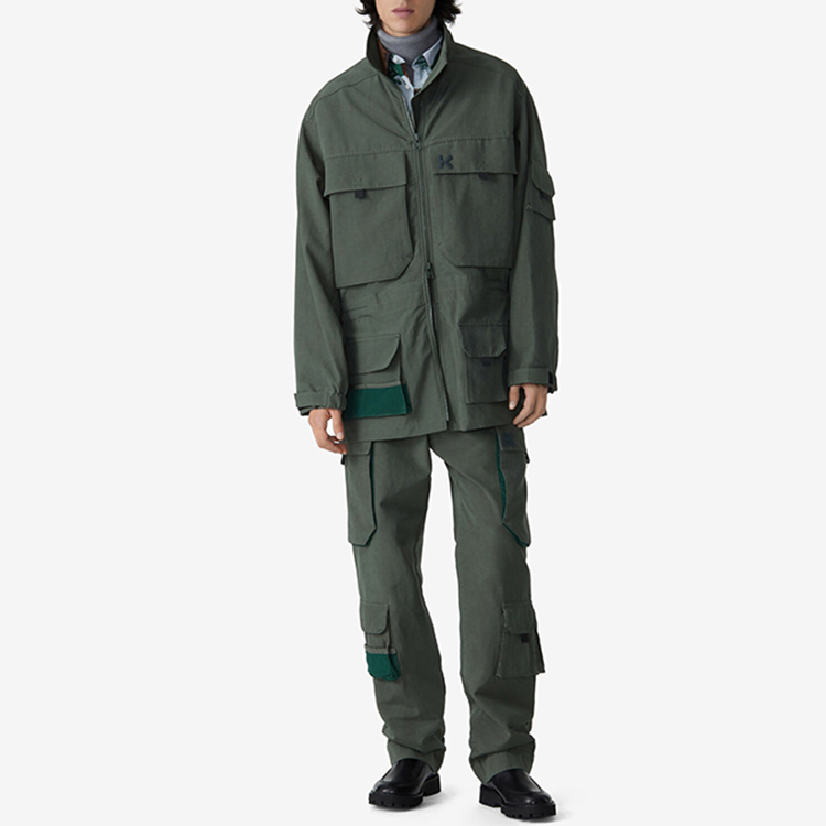KENZO K Patch Embroidered Oversized Military Jacket Deep Green FA65OU3051NA-54 圖 6
