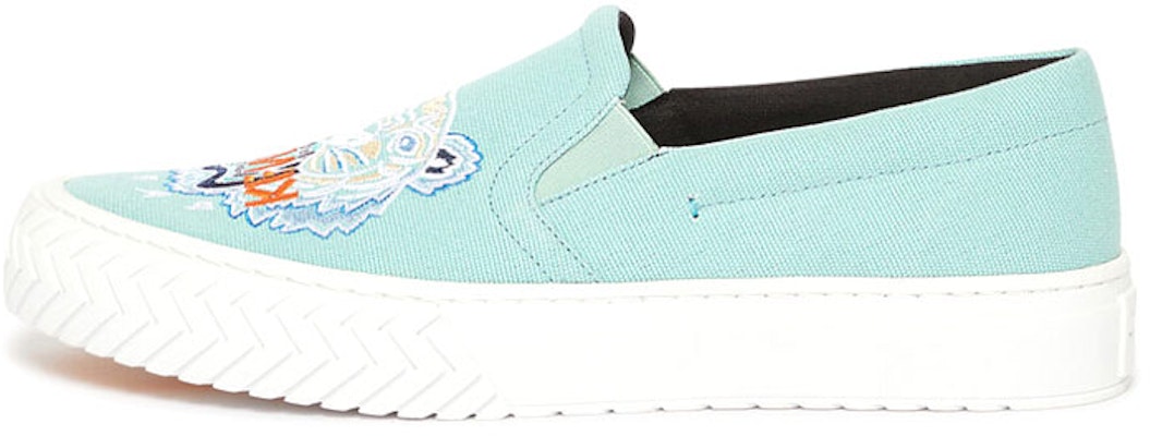 Kenzo K-Skate 'Tiger Embroidery Slip-On Lake Green' F965SN200F7060-40 Buy Kenzo K-Skate 'Tiger Embroidery Slip-On Lake Green' F965SN200F7060-40