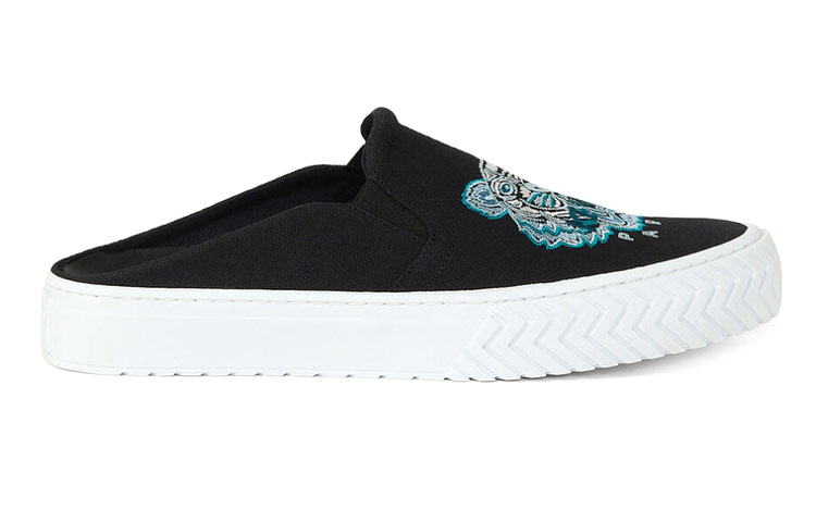 Kenzo K-Skate Slip-On Canvas Sneaker 'Tiger Embroidery Black' 圖 2