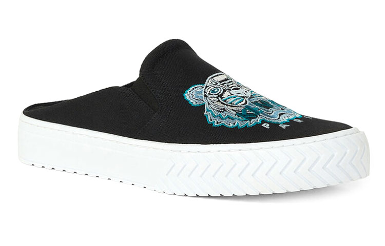 Kenzo K-Skate Slip-On Canvas Sneaker 'Tiger Embroidery Black' 圖 3