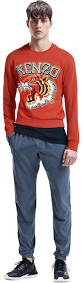 KENZO Kids Embroidered Animal Crewneck Sweatshirt Orange Red - Boys FD65SW0494MF-21 Purchase KENZO Kids Embroidered Animal Crewneck Sweatshirt Orange Red - Boys FD65SW0494MF-21