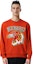 Details for KENZO Kids Embroidered Animal Crewneck Sweatshirt Orange Red - Boys FD65SW0494MF-21