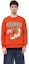 Cheap KENZO Kids Embroidered Animal Crewneck Sweatshirt Orange Red - Boys FD65SW0494MF-21