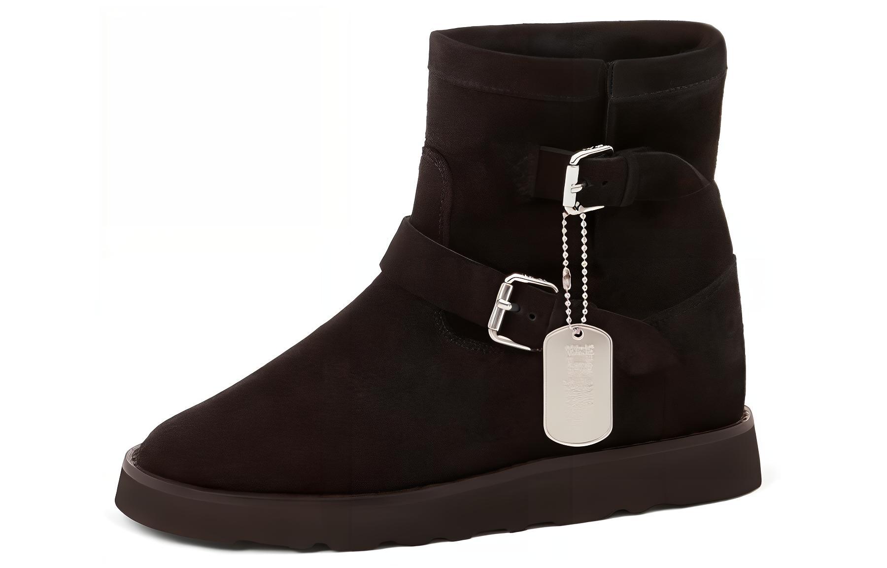 Kenzo Leather Buckle Boot 'Fashion Black'