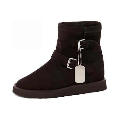 Kenzo Leather Buckle Boot 'Fashion Black'
