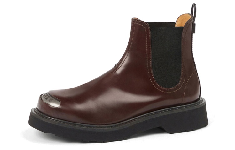 Kenzo Leather Chelsea Boot 'Brown'