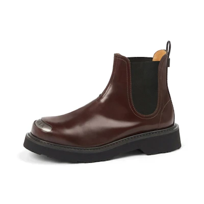 Kenzo Leather Chelsea Boot 'Brown'