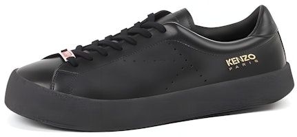 Kenzo Leather Lace-Up Low-Top Fashion Sneakers 'Black' FC65SN030L50.99A Kenzo Leather Lace-Up Low-Top Fashion Sneakers 'Black' FC65SN030L50.99A