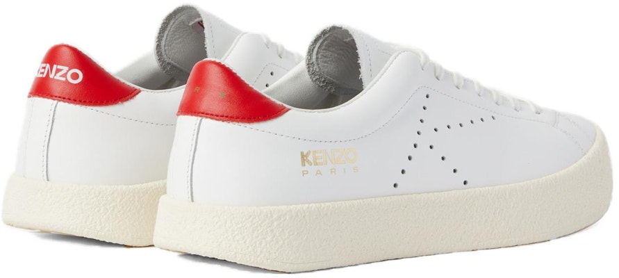 Kenzo Zapatillas de Cuero Blancas con Cordones 'Fashion Sneakers' FC65SN030L50.01A Lookbook Kenzo Zapatillas de Cuero Blancas con Cordones 'Fashion Sneakers' FC65SN030L50.01A