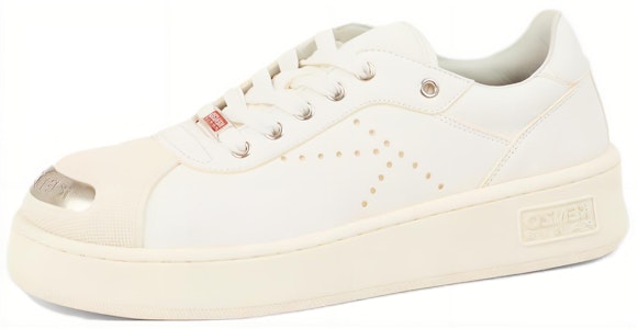 KENZO 皮革 系帶低幫 時尚板鞋 男款 白色 Buy KENZO 皮革 系帶低幫 時尚板鞋 男款 白色