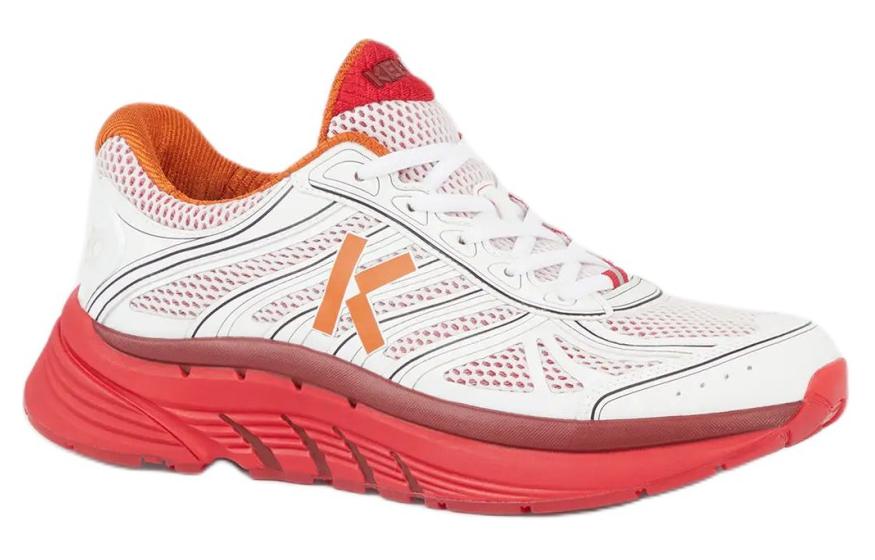 Kenzo Leather Low-Top 'White Red' 圖 2