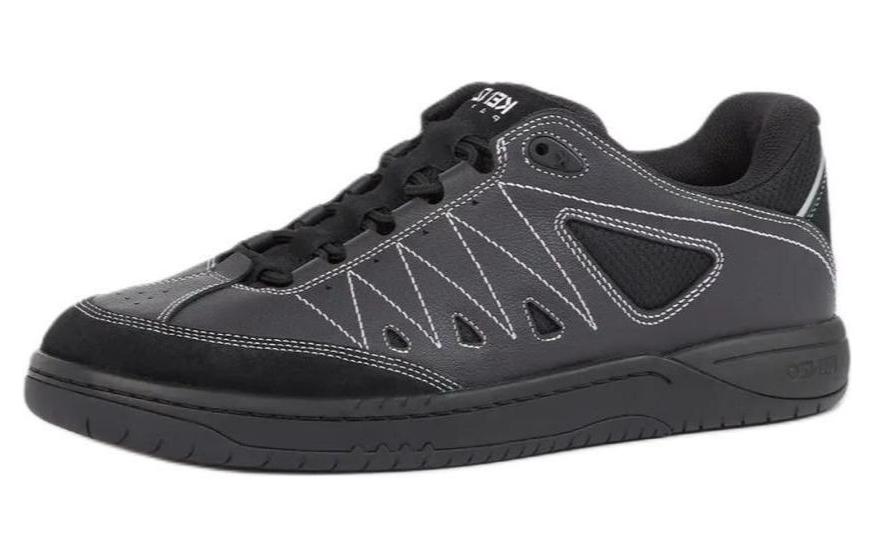 Kenzo Leather Low-Top Sneaker 'Versatile Black' FE55SN080L54.99