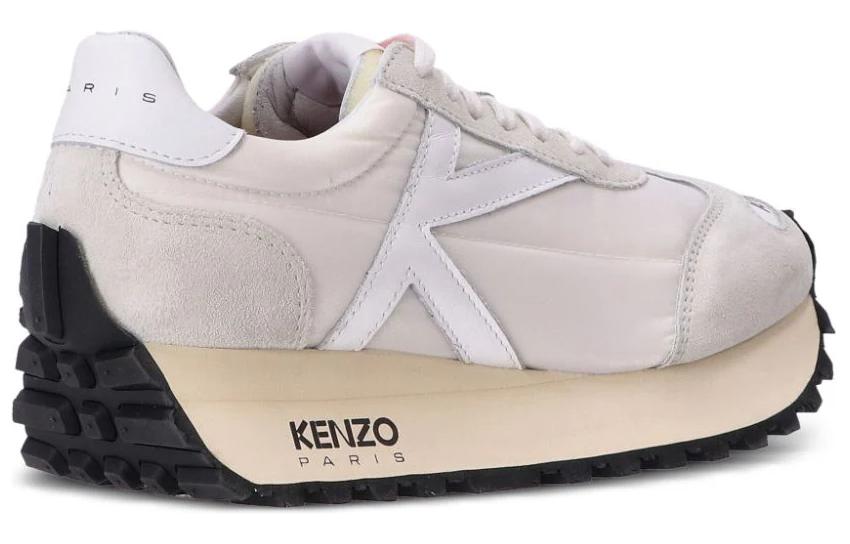 Kenzo Leather Low Top 'Beige Grey' 圖 3