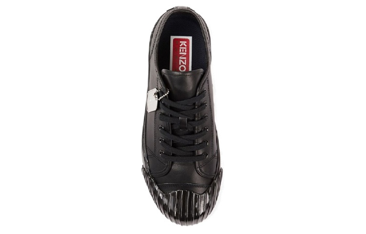 Kenzo Leather Low Top 'Black' 圖 4