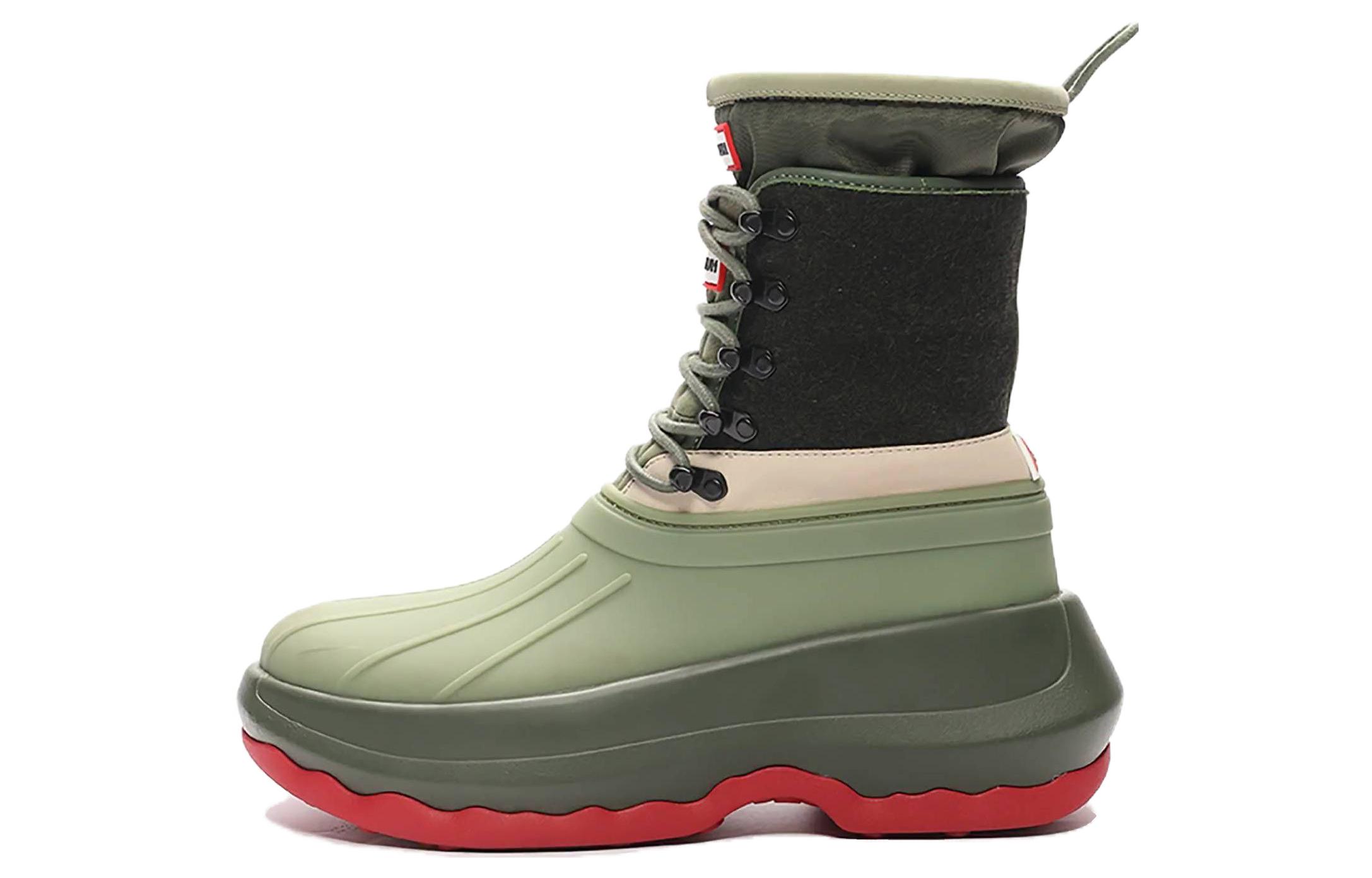 Kenzo Leather Round-Toe Lace-Up Boots 'Khaki' FD65BT902F91.51