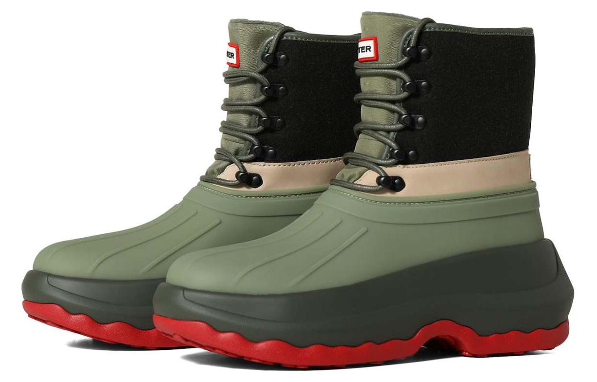 Lookbook Kenzo Leren Veterschoenen Laars ''Khaki'' FD65BT902F91.51