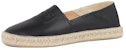 Kenzo Slip-On Kulit Hujung Bulat 'Fisherman Black' FD65ES021LB8.99