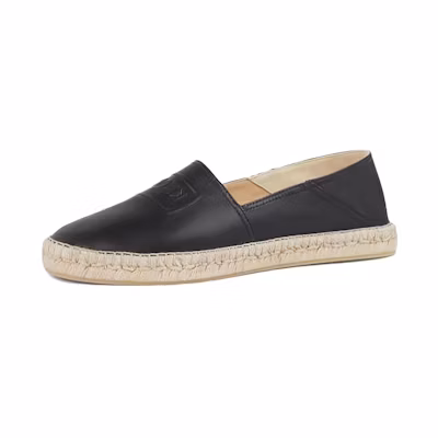 Kenzo Leather Round-Toe Slip-On 'Fisherman Black'