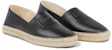 Kenzo Slip-On Kulit Hujung Bulat 'Fisherman Black' FD65ES021LB8.99