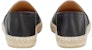Kenzo Slip-On Kulit Hujung Bulat 'Fisherman Black' FD65ES021LB8.99