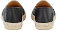 Shop Kenzo Slip-On Kulit Hujung Bulat 'Fisherman Black' FD65ES021LB8.99