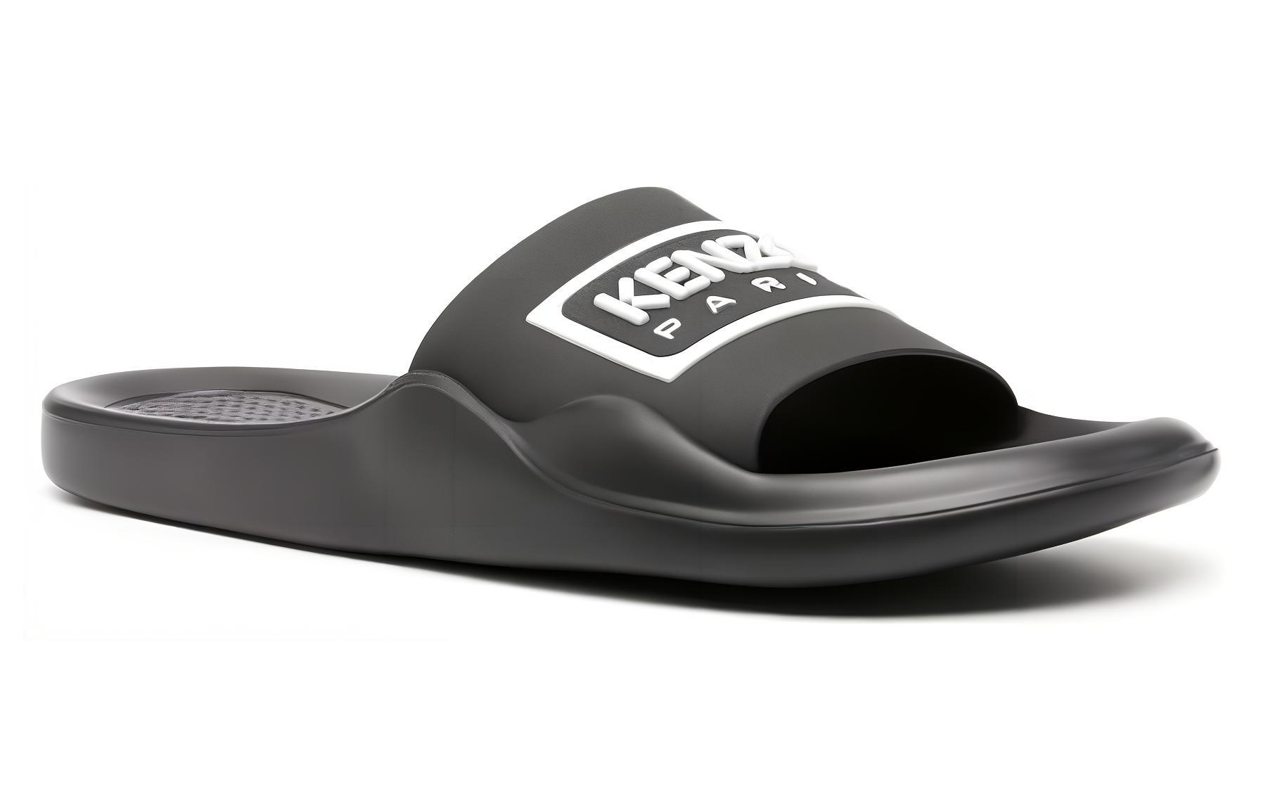 Kenzo Leather Slide 'Black CMFT' 圖 3