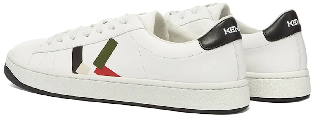 Kenzo Leather Sneaker 'White' FA65SN172L50-55 Lookbook Kenzo Leather Sneaker 'White' FA65SN172L50-55