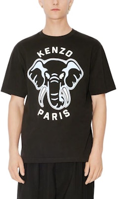 KENZO 字母動物印花短袖T恤 寬鬆版 SS24 FE55TS1894SG-02 Shop KENZO 字母動物印花短袖T恤 寬鬆版 SS24 FE55TS1894SG-02