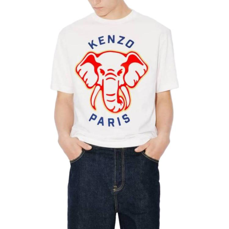 Sizing KENZO 字母動物印花短袖T恤 寬鬆版 SS24 FE55TS1894SG-02